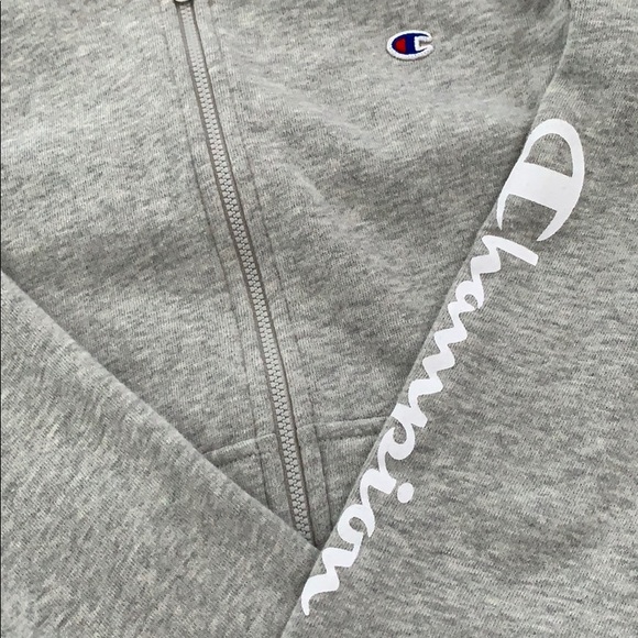 grey champion zip up hoodie - Picture 2 of 4